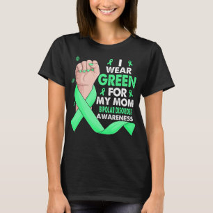 Boxing Hand I Wear Pink For My Mom BIPOLAR T-Shirt