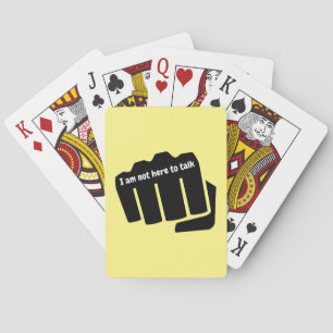Boxing, I am not here to talk Poker Cards