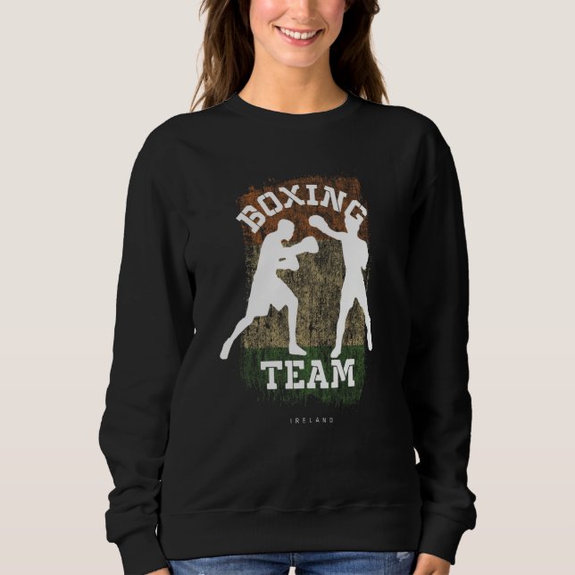 Boxing Ireland Combat Sports Fighter Boxing Sweatshirt (Front)