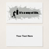 Boxing Is a Way of Life (Front & Back)