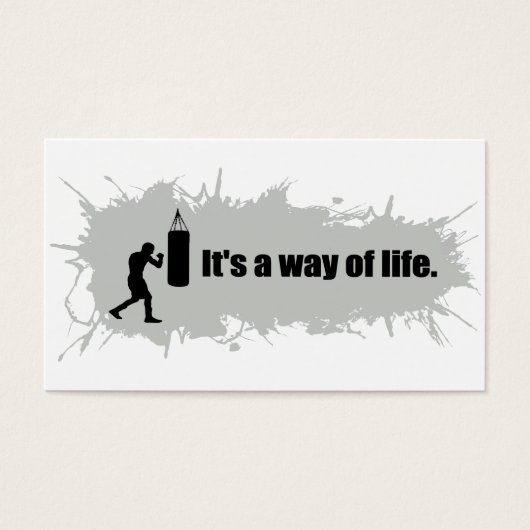 Boxing Is a Way of Life (Front)