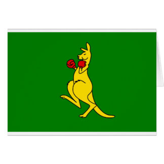 Boxing kangaroo collector item"s cards