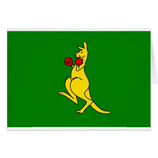 Boxing kangaroo collector item"s cards (Front Horizontal)