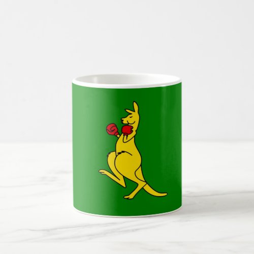 Boxing kangaroo collector items coffee mug