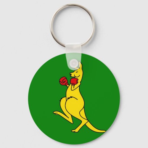 Boxing kangaroo collector items keychain