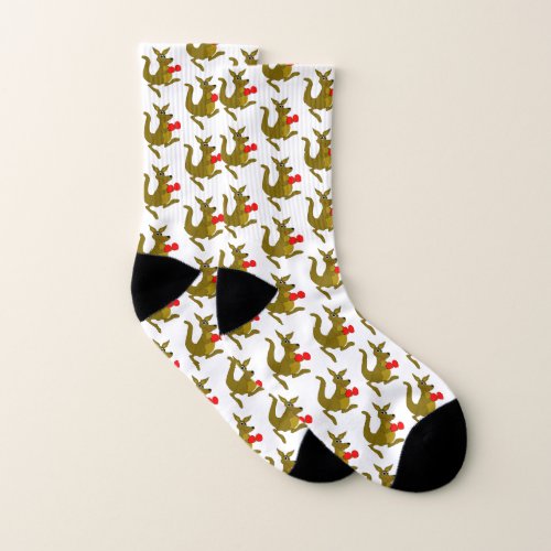 Boxing Kangaroo Socks