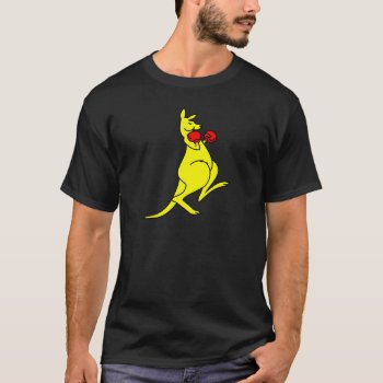 Boxing Kangaroo T-shirt by redsmurf77 at Zazzle