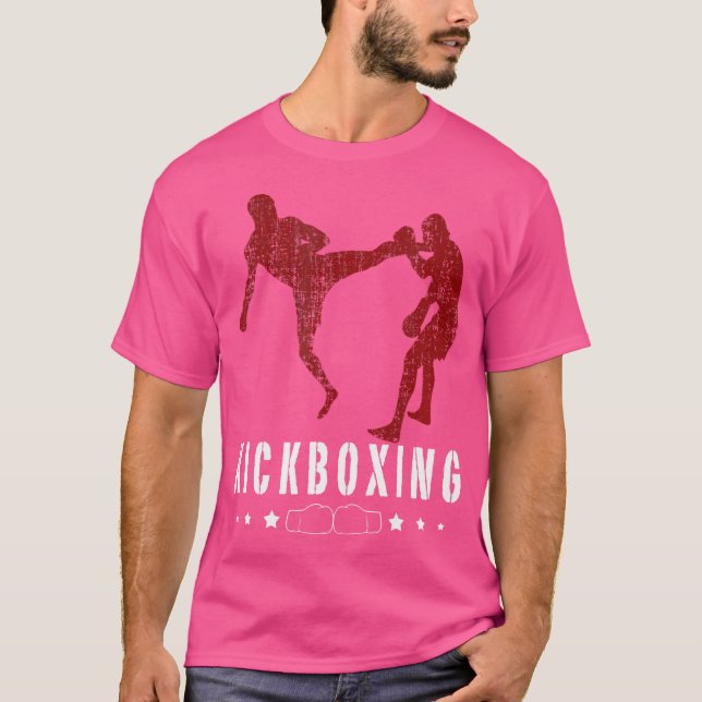 Boxing Kickboxing Martial Arts Kickboxing T-Shirt (Front)