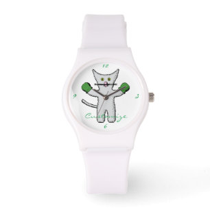 Boxing Kitten with Mittens Thunder_Cove Watch