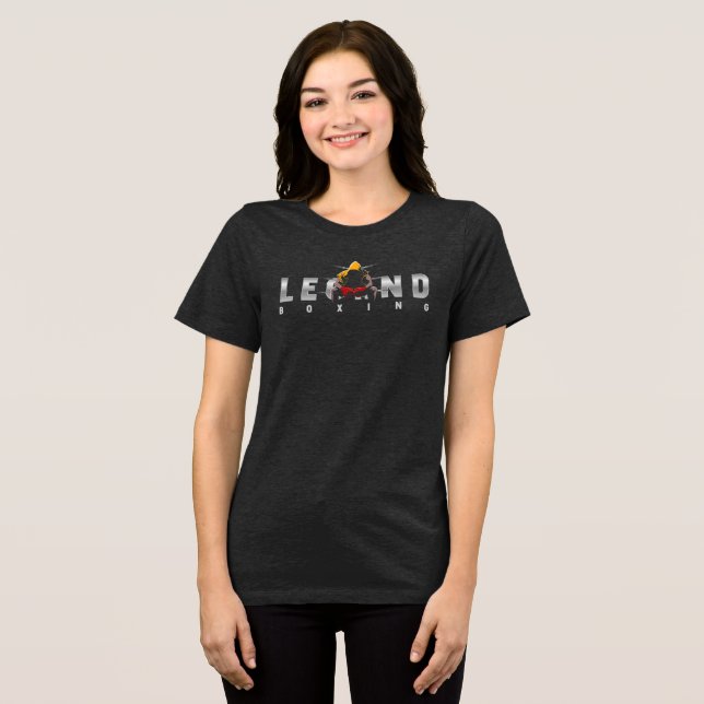 Boxing Legends | Women  Tri-Blend Shirt (Front Full)
