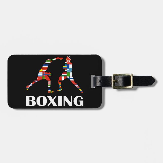 Boxing Luggage Tag (Front Horizontal)