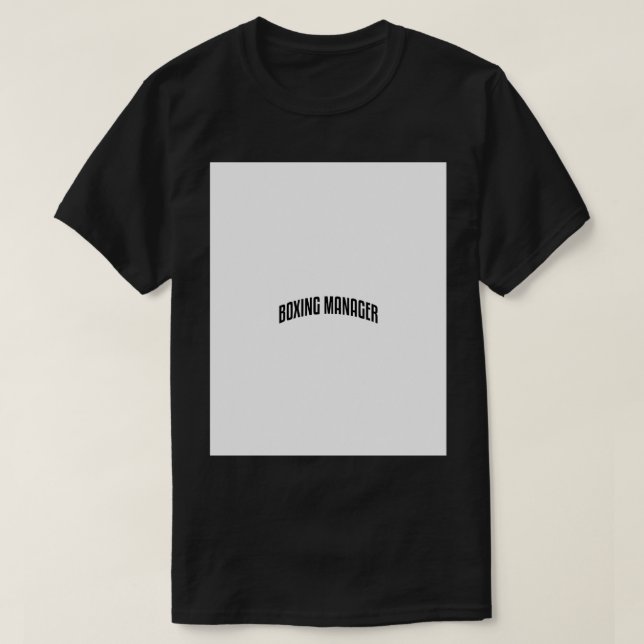 boxing manager Graphic T-Shirt (Design Front)