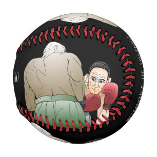 Boxing Match with Two Men Baseball