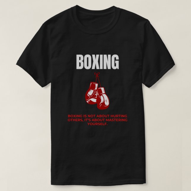 Boxing Mindset – Strength Discipline Focus T-Shirt (Design Front)