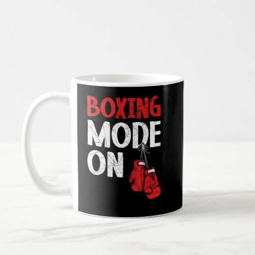 Boxing Mode On Professional Boxer Knockout Puncher Coffee Mug