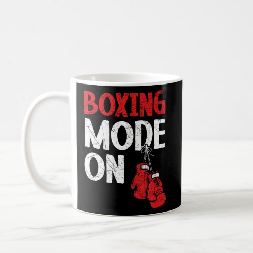 Boxing Mode On Professional Boxer Knockout Puncher Coffee Mug