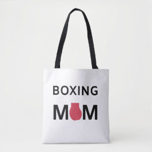 Boxing mom tote bag