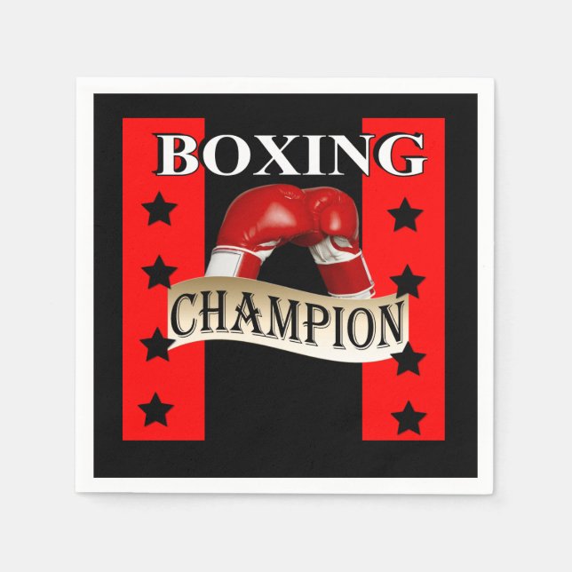 BOXING  NAPKINS (Front)
