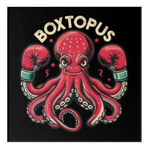 Boxing Octopus - Boxtopus Acrylic Print