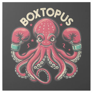 Boxing Octopus - Boxtopus Gallery Wrap