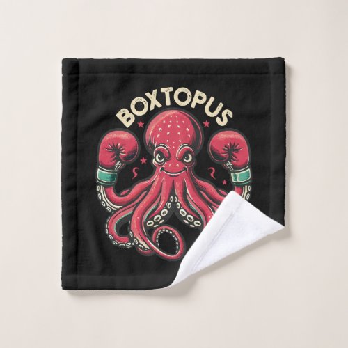 Boxing Octopus _ Boxtopus Wash Cloth