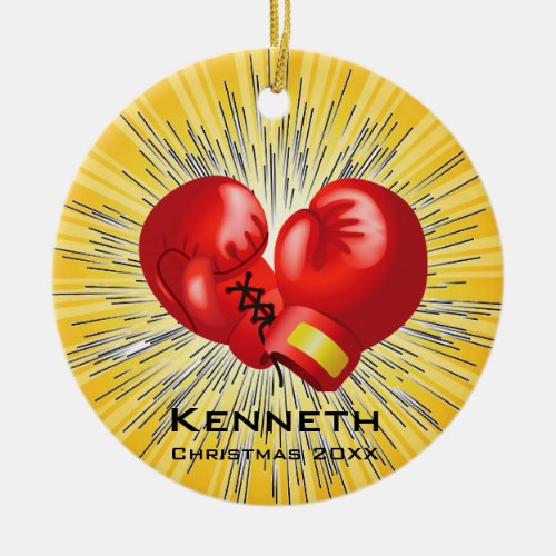 Boxing Ornament