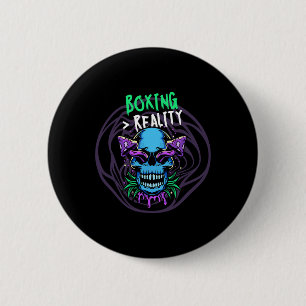 Boxing Over Reality Fight Training Victory Spirit Button