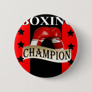 BOXING PINBACK BUTTON