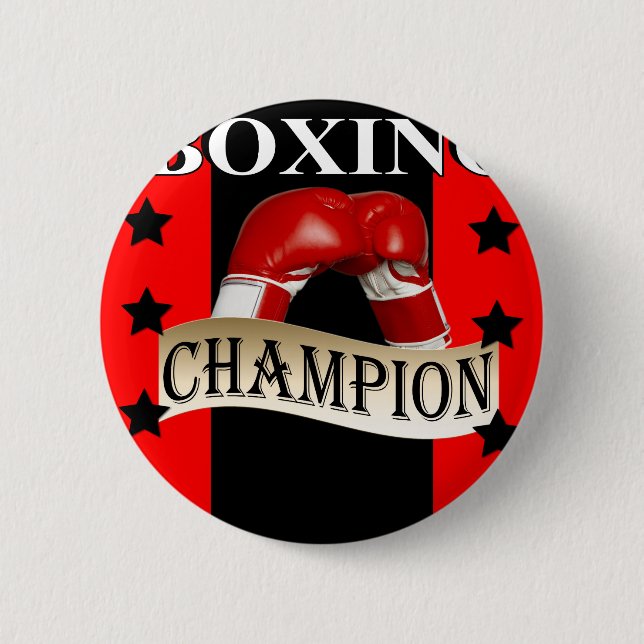 BOXING PINBACK BUTTON (Front)