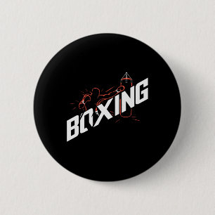 Boxing Punching Byg Boxing Kickboxing Boxing Lover Button