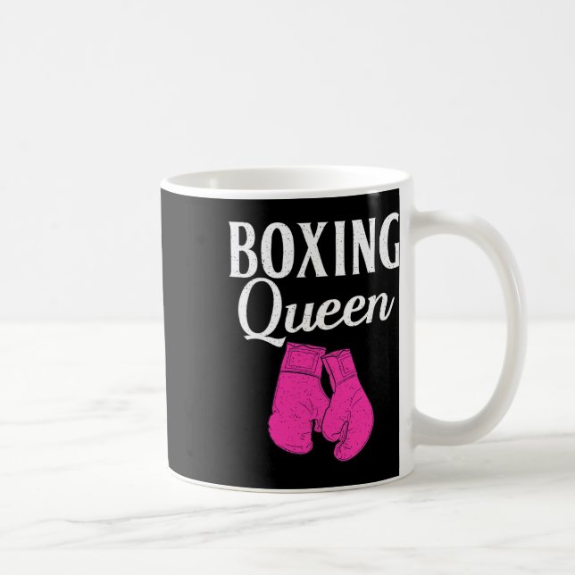 Boxing Queen Sport Fighting Boxer  Coffee Mug (Right)