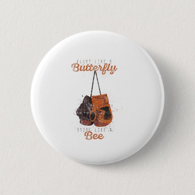 Boxing Quote  Button (Front)