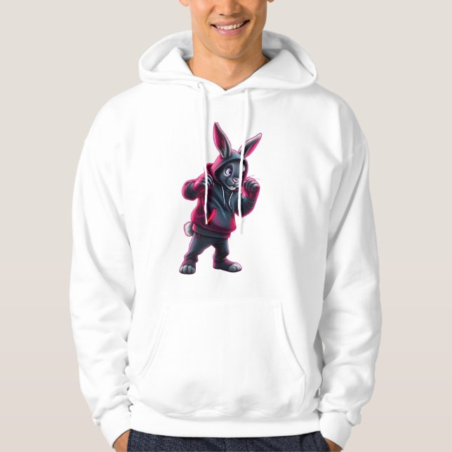 Boxing Rabbit Hoodie (Front)