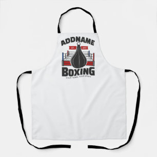 Boxing Ring ADD NAME Boxer Gym Speed Bag Apron