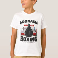 Boxing Ring ADD NAME Boxer Gym Speed Bag