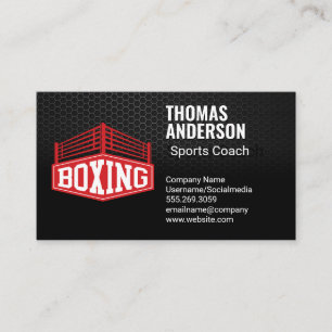 Boxing Ring   Competitive Sports Business Card