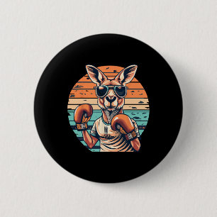 Boxing Roger Australian Kangaroo Boxing Boxer Kang Button