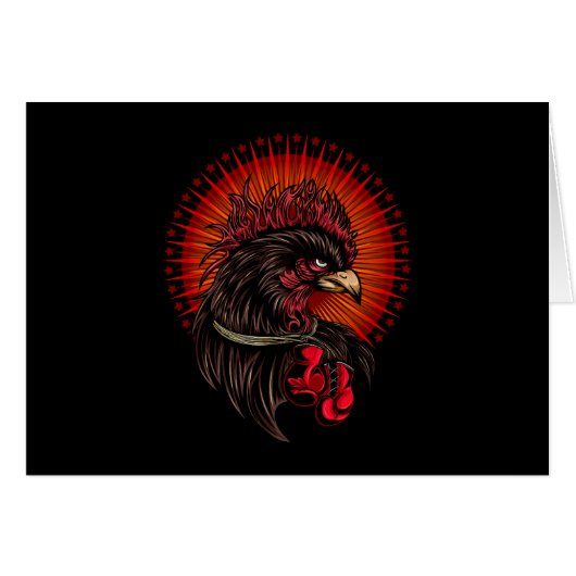 Boxing Rooster (Front Horizontal)
