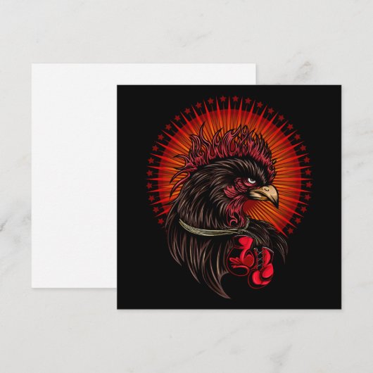 Boxing Rooster (Front/Back)