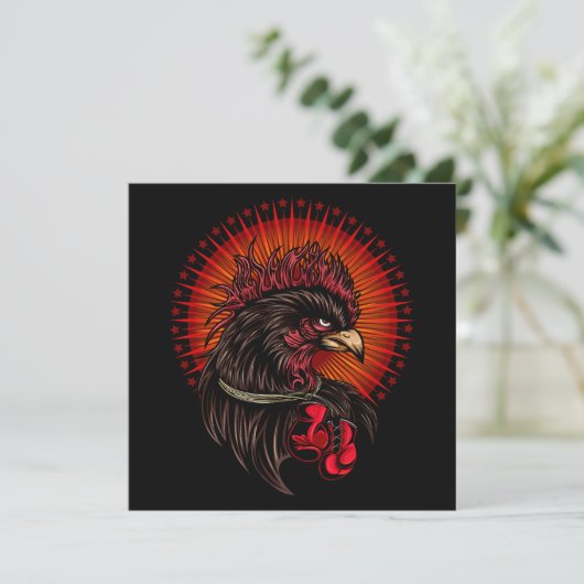 Boxing Rooster (Standing Front)