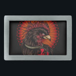 Boxing Rooster Belt Buckle<br><div class="desc">Original vector art of a boxing rooster.</div>