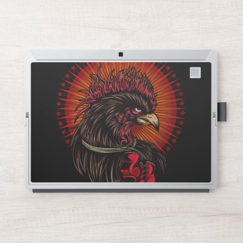 Boxing Rooster HP Laptop Skin