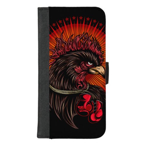 Boxing Rooster iPhone 87 Plus Wallet Case