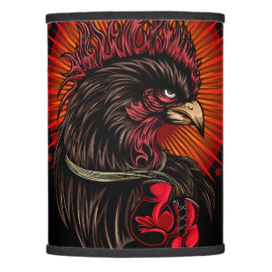 Boxing Rooster Lamp Shade