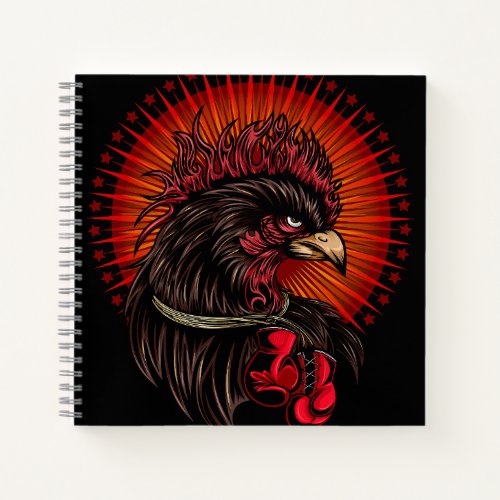 Boxing Rooster Notebook