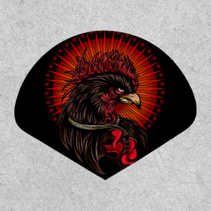 Boxing Rooster Patch