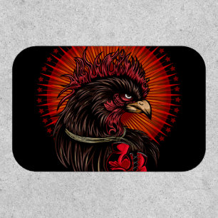 Boxing Rooster Patch