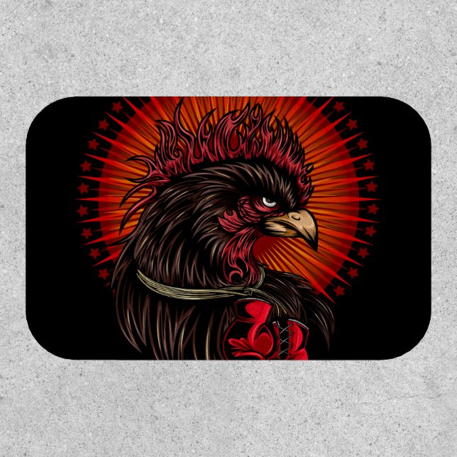 Boxing Rooster Patch (Front)