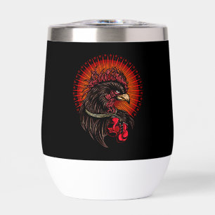 Boxing Rooster Thermal Wine Tumbler