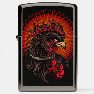 Boxing Rooster Zippo Lighter